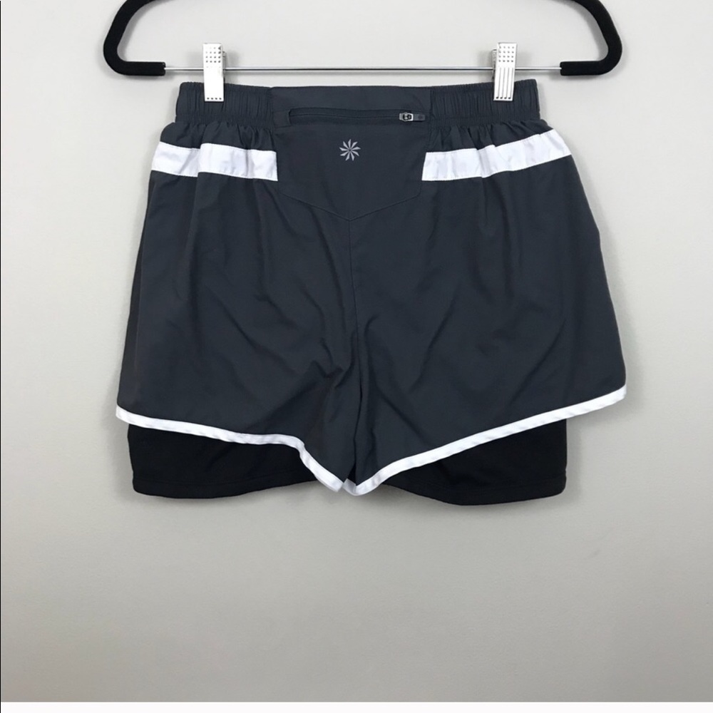 Athleta Hana 2 in 1 running shorts